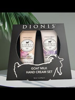 Dionis Goat Milk Hand Cream Set - French Vanilla & Lavender Vanilla